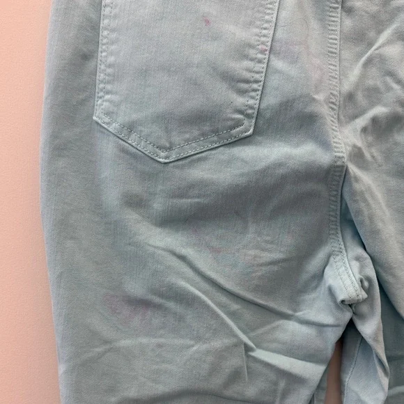 Chico's Soft Aqua Cropped Jeans Size 3 (16) - Picture 5 of 6